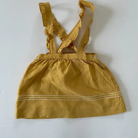 NWOT La Coqueta Kids Skirt with Pinafore Suspender Braces from England - 6Y - Picture 2 of 4